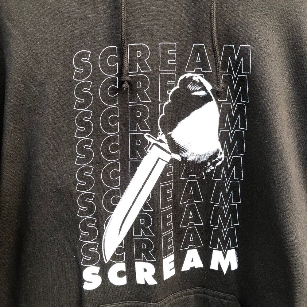 New scream black hoodie men’s size medium - Picture 2 of 3